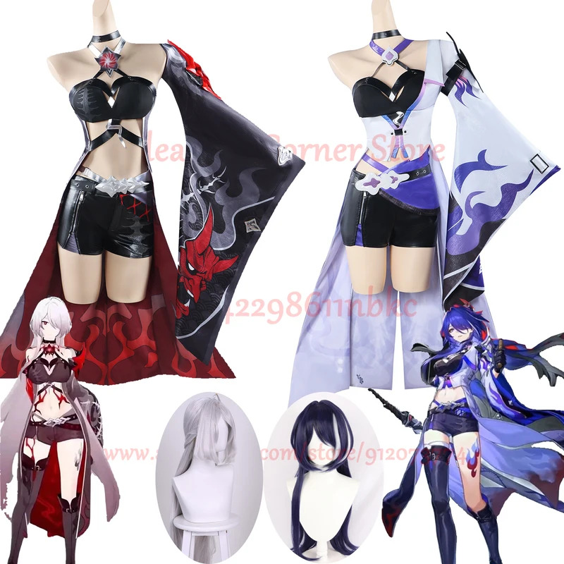 Anime Cosplay Show - Em estoque acheron cosplay traje honkai