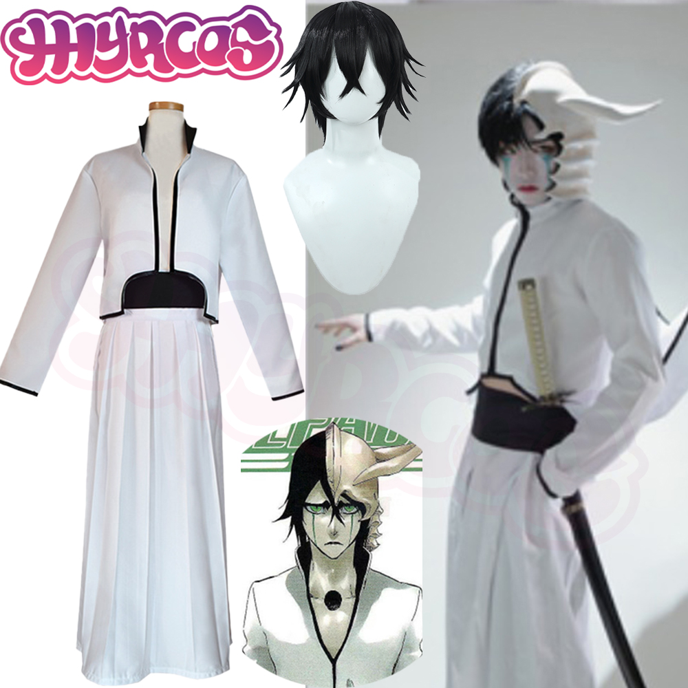 Bleach Captain Coat - Anime Bleach Cosplay Traje de Ulquiorra,