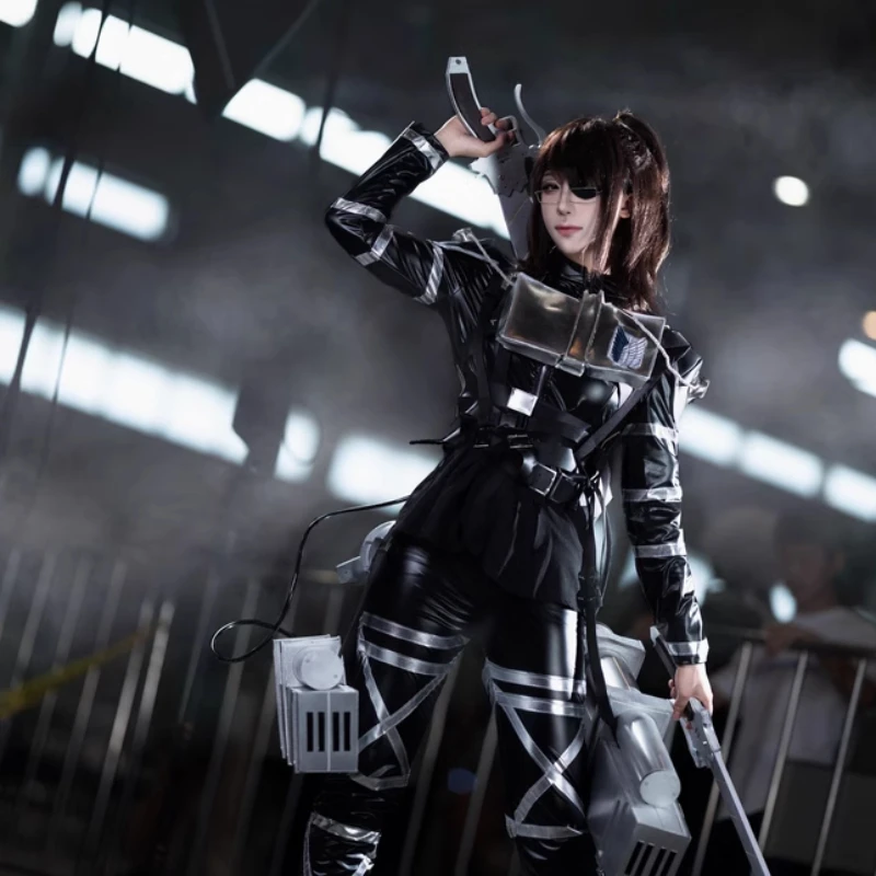 Fantasia Mikasa Ackerman de At - Anime Cosplay Ladies avaliação e preço