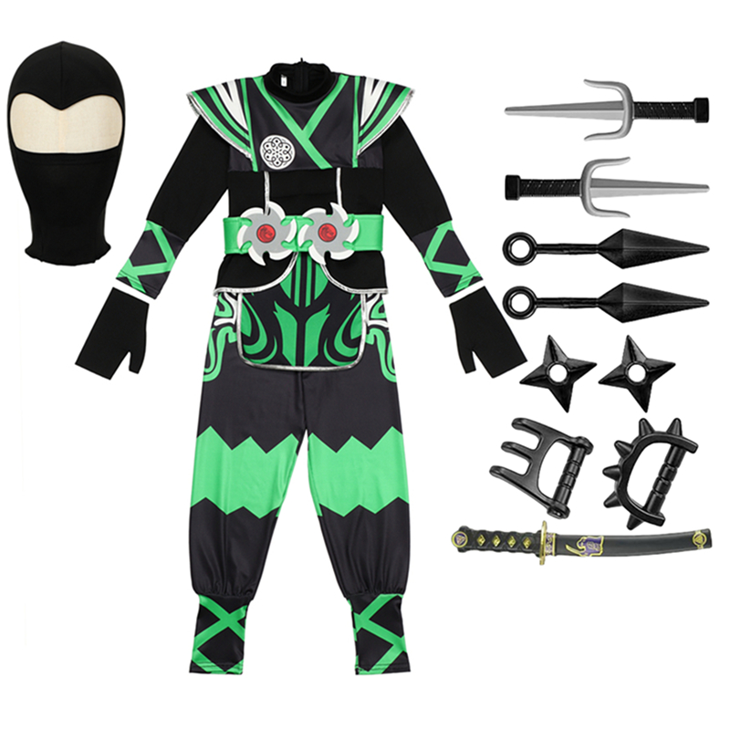 Conjunto de Fantasia de Ninja  - Anime Cosplay Kid avaliação e preço