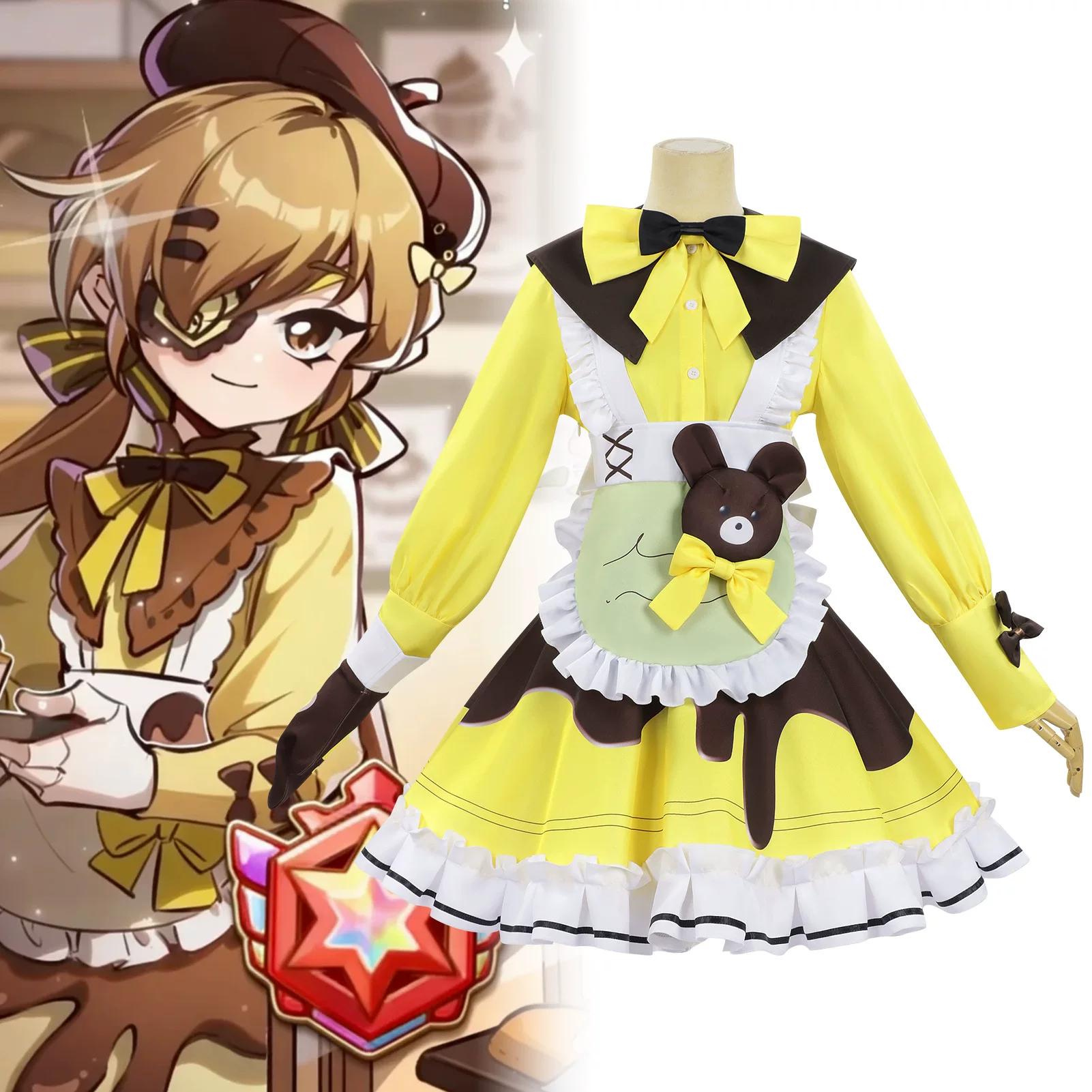 Fantasia de Cosplay Eggy Party - Anime Cosplay Kid avaliação e preço