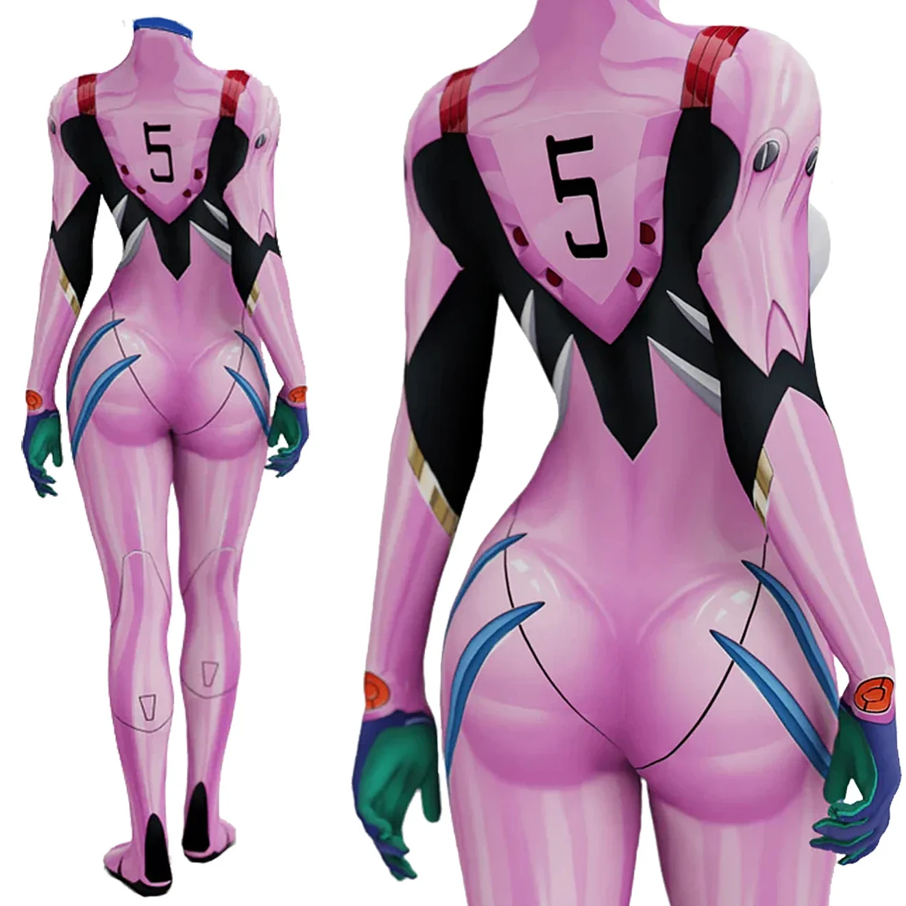 Anime eva 05 makinami cosplay  - Anime Cosplay Girl avaliação e preço