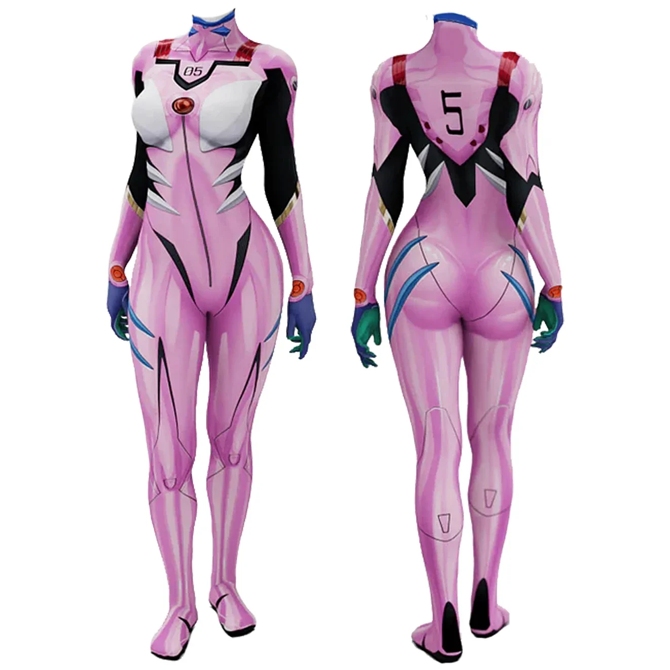 Anime eva 05 makinami cosplay  - Anime Cosplay Girl avaliação e preço