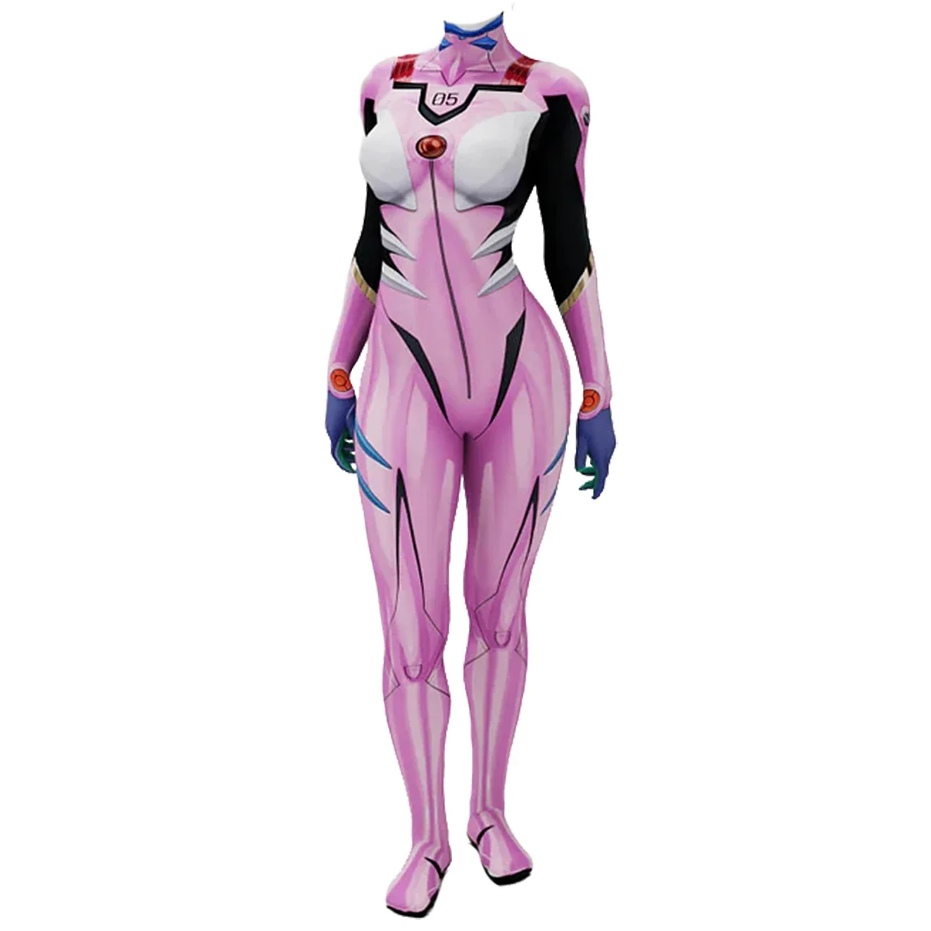 Anime eva 05 makinami cosplay  - Anime Cosplay Girl avaliação e preço
