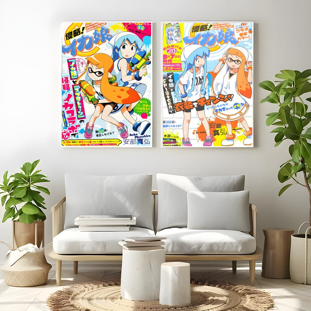 Pôster de anime Squid Girl, ad - Anime Cosplay Wallpaper avaliação e preço