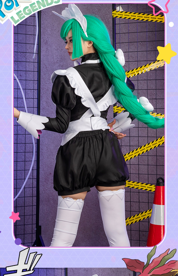Fantasia de Cosplay de Maid Ha - Anime Cosplay Girl avaliação e preço