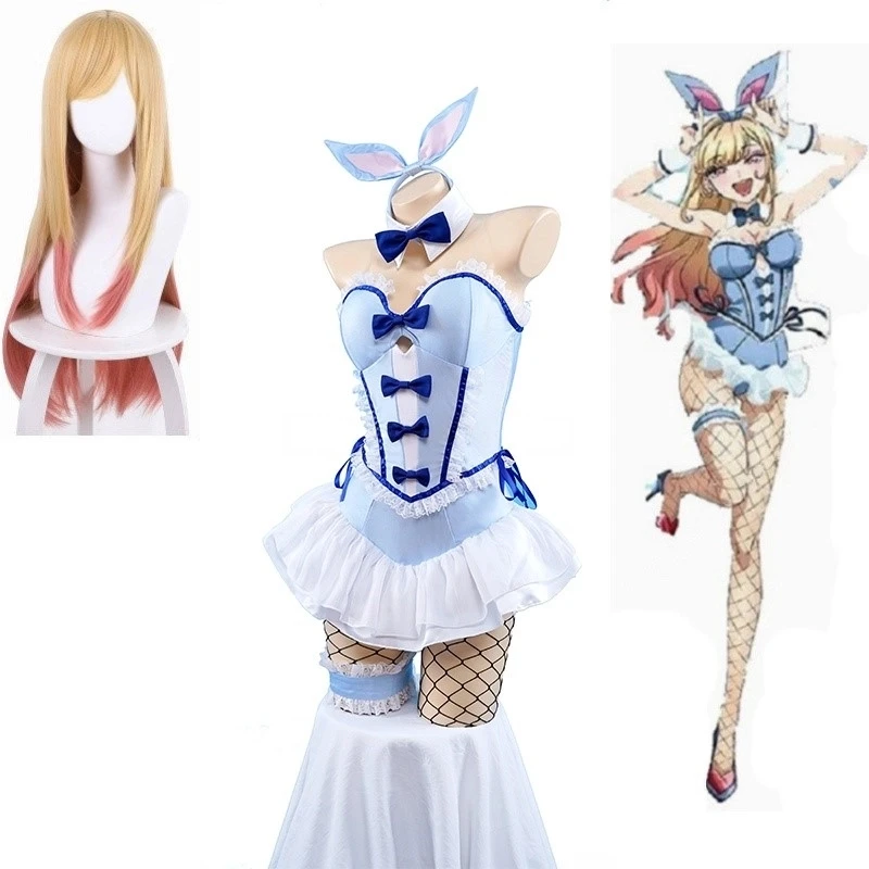 Peruca e Fantasia de Cosplay M - Anime Cosplay Marin avaliação e preço