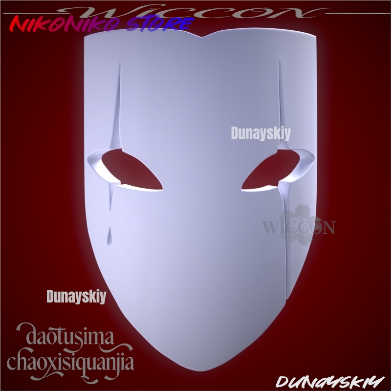 Máscara 3D de Ácido Polilático - Anime Cosplay With Mask avaliação e preço