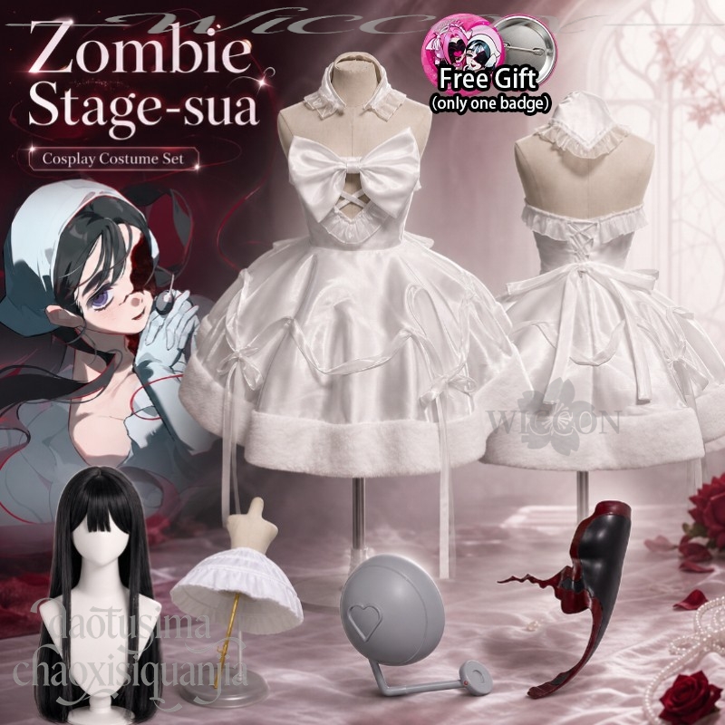 Fantasia de Cosplay Jirai Kei  - Anime Cosplay With Mask avaliação e preço
