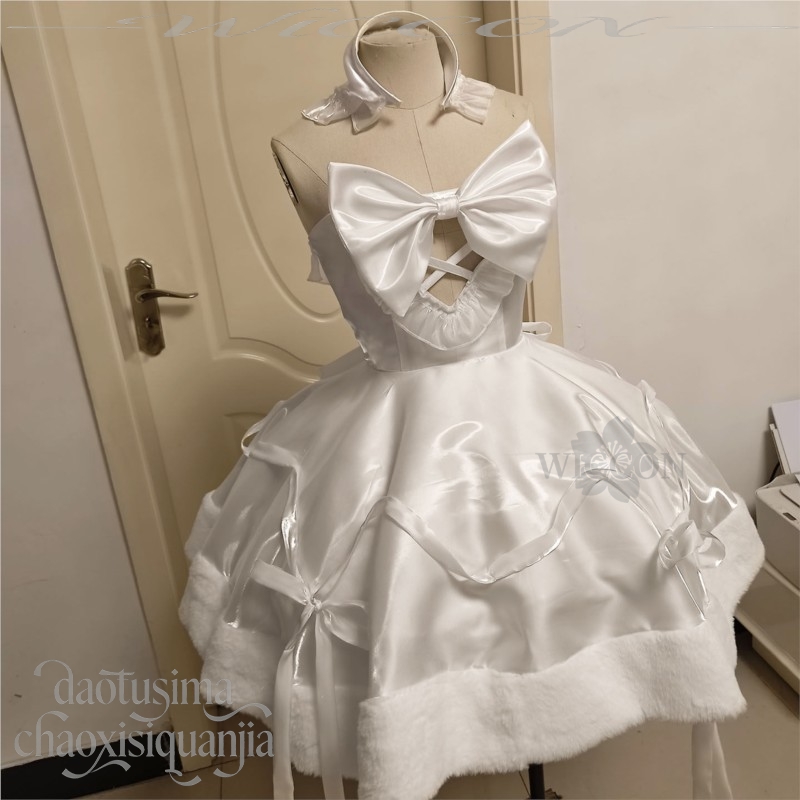 Fantasia de Cosplay Jirai Kei  - Anime Cosplay With Mask avaliação e preço